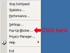 popup blocker